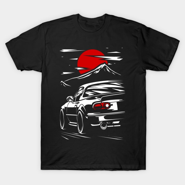 Mazda MX-5 Miata T-Shirt by racingfactory